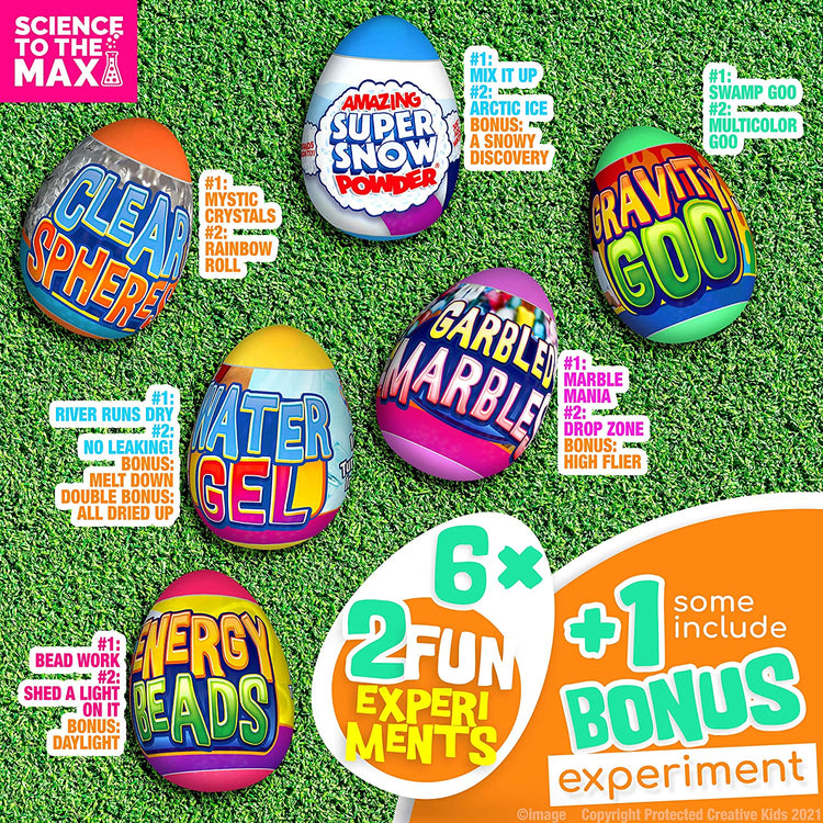 Spring and Easter Collection Science to The Max Egg-Cellent Experiments - 6 Pack Science Experiments for Children