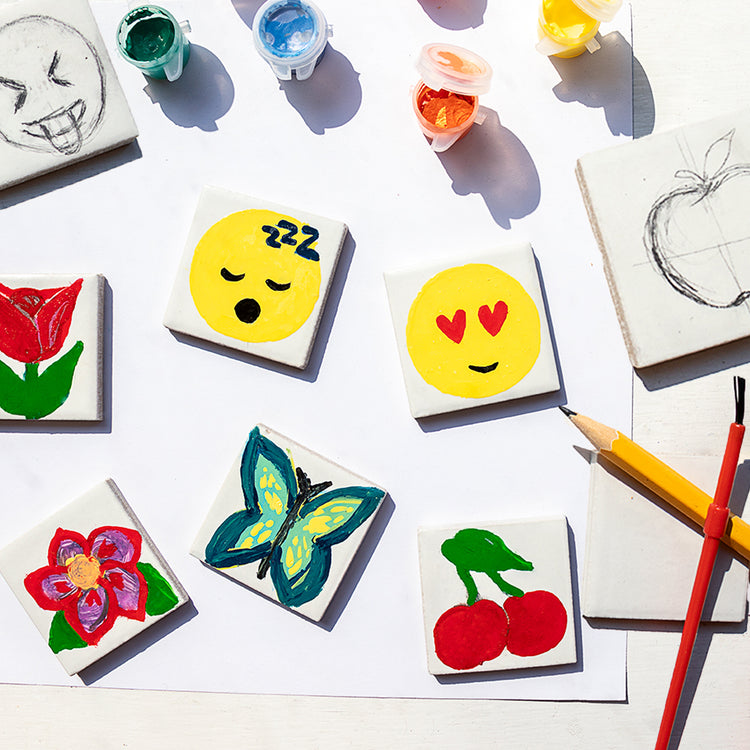 Magnetic Mini Tile Art - Make Your Own Paint Art Craft Set for Kids