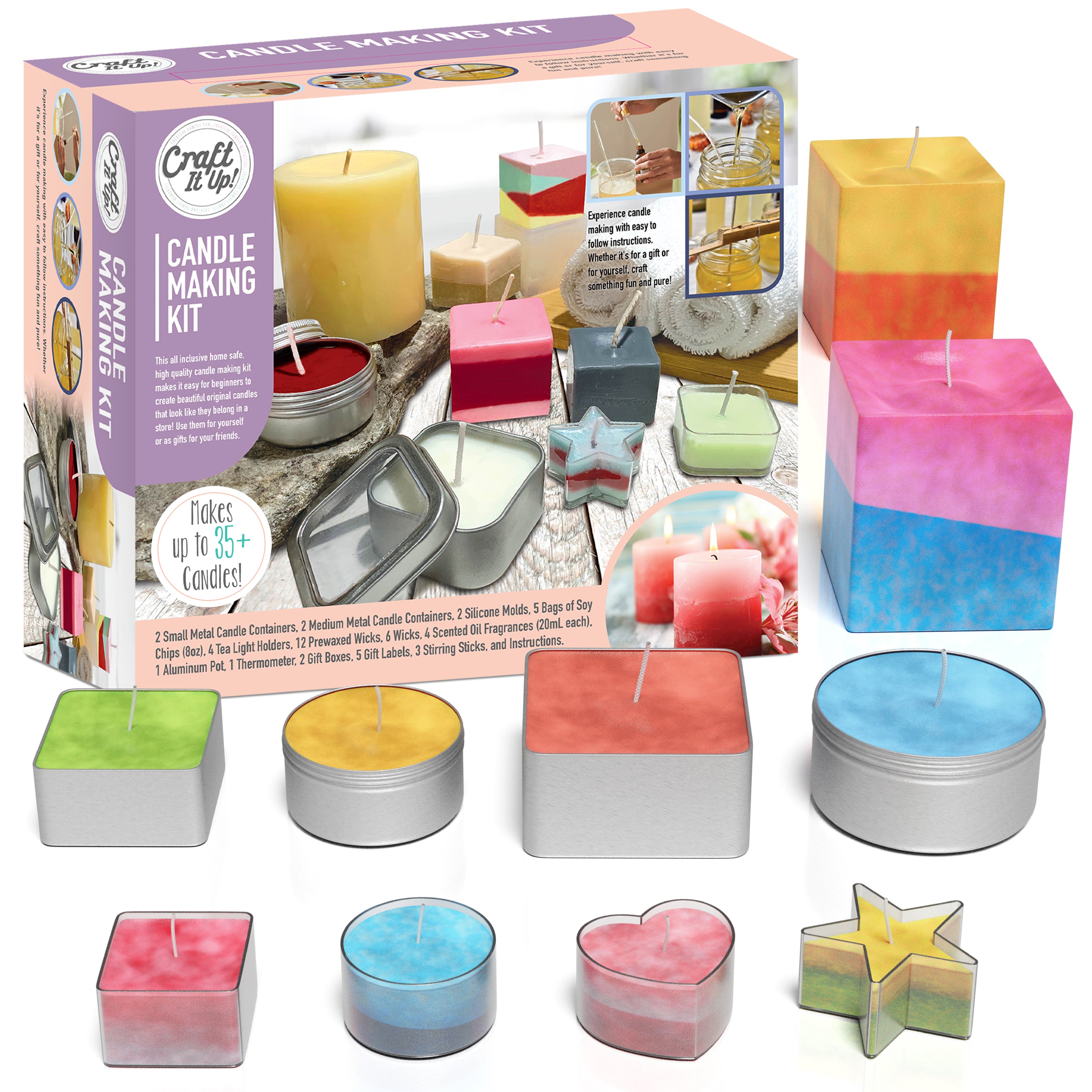 Candle Making Kit with Soy Supplies