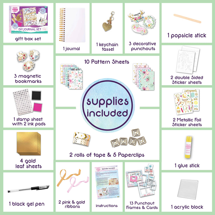 Good Vibes Journal DIY Set by Craft Vibes