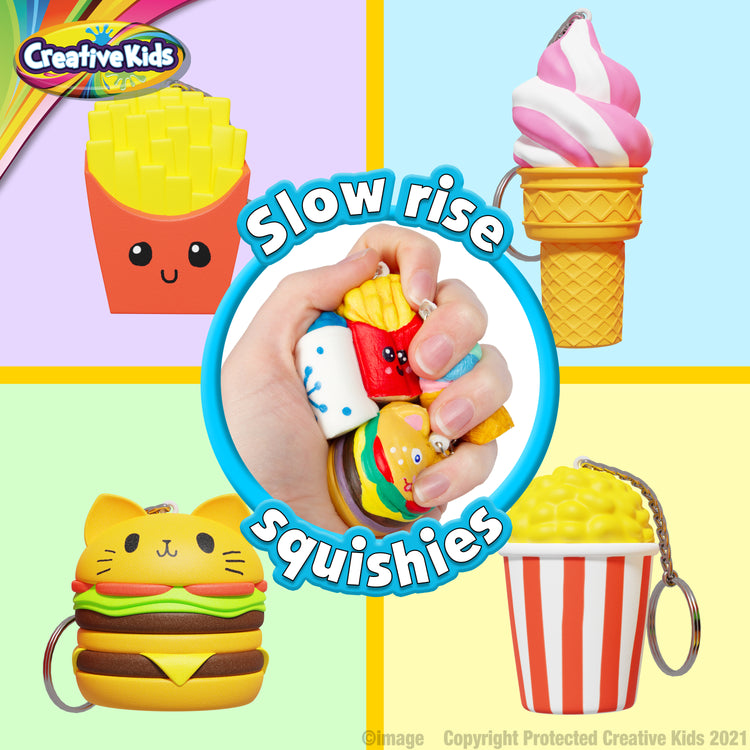 Creative Kids DIY Squishy Party Pack - 12 Individual Keychain Squishy Kits