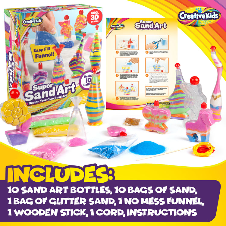 Super Sand Art Craft Kit for Kids