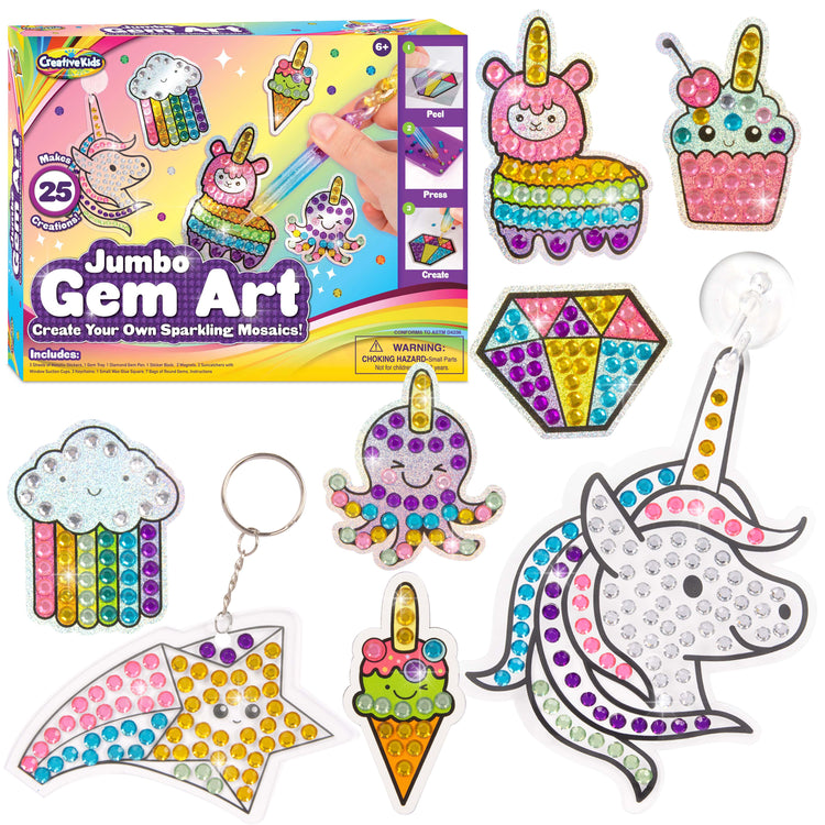 Creative Kids Jumbo Gem Art
