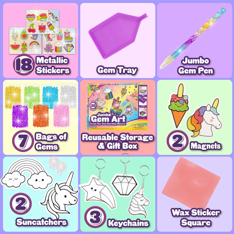 Creative Kids Jumbo Gem Art