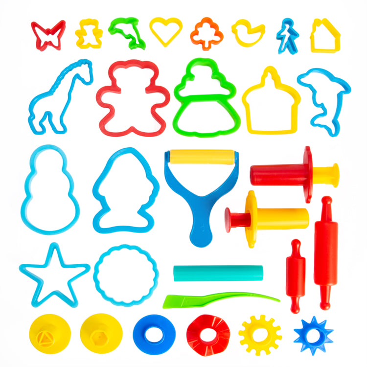 24 Piece Animal Shape Dough Tool Kit