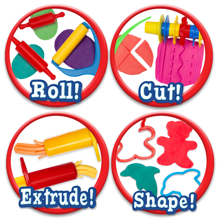 24 Piece Animal Shape Dough Tool Kit