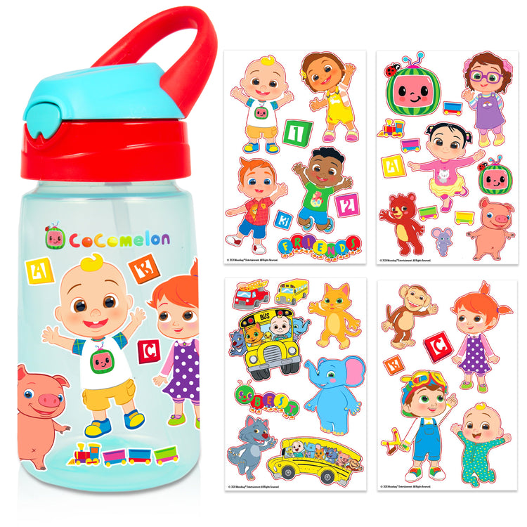 Creative Kids Baby Shark Decorate Your Own Water Bottle BPA Free Toddler  Water Bottle with 4 Sheets of Customized Stickers - Easy to Grip Durable  Gift