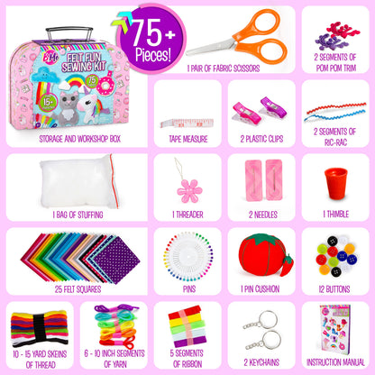 Felt Fun Sewing Kit for Boys and Girl from B.Me