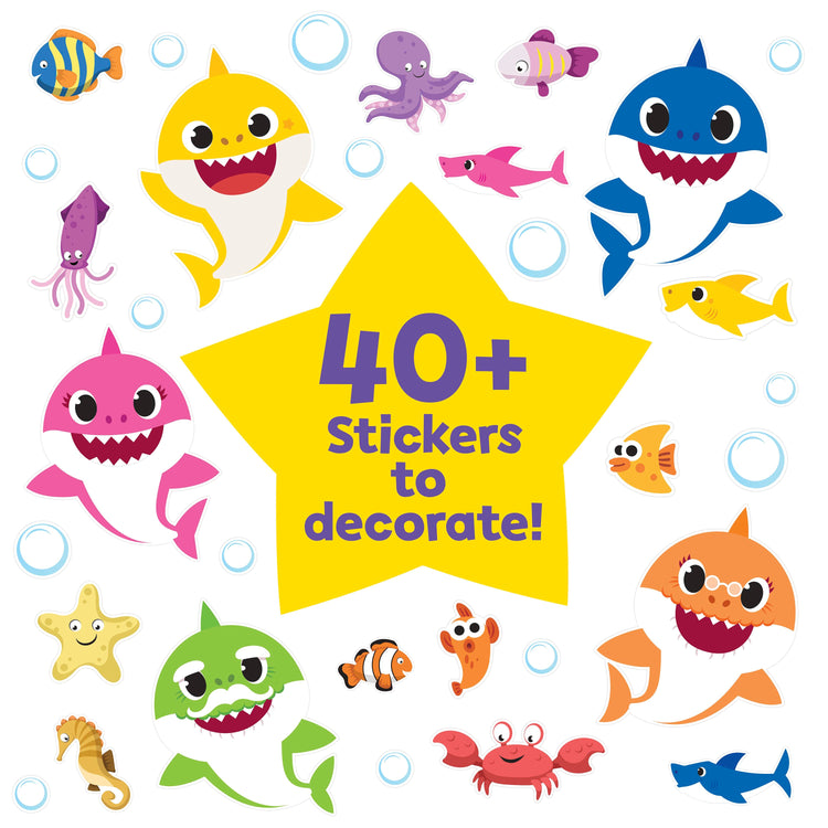 Baby Shark Decorate Your Own Water Bottle by Creative Kids