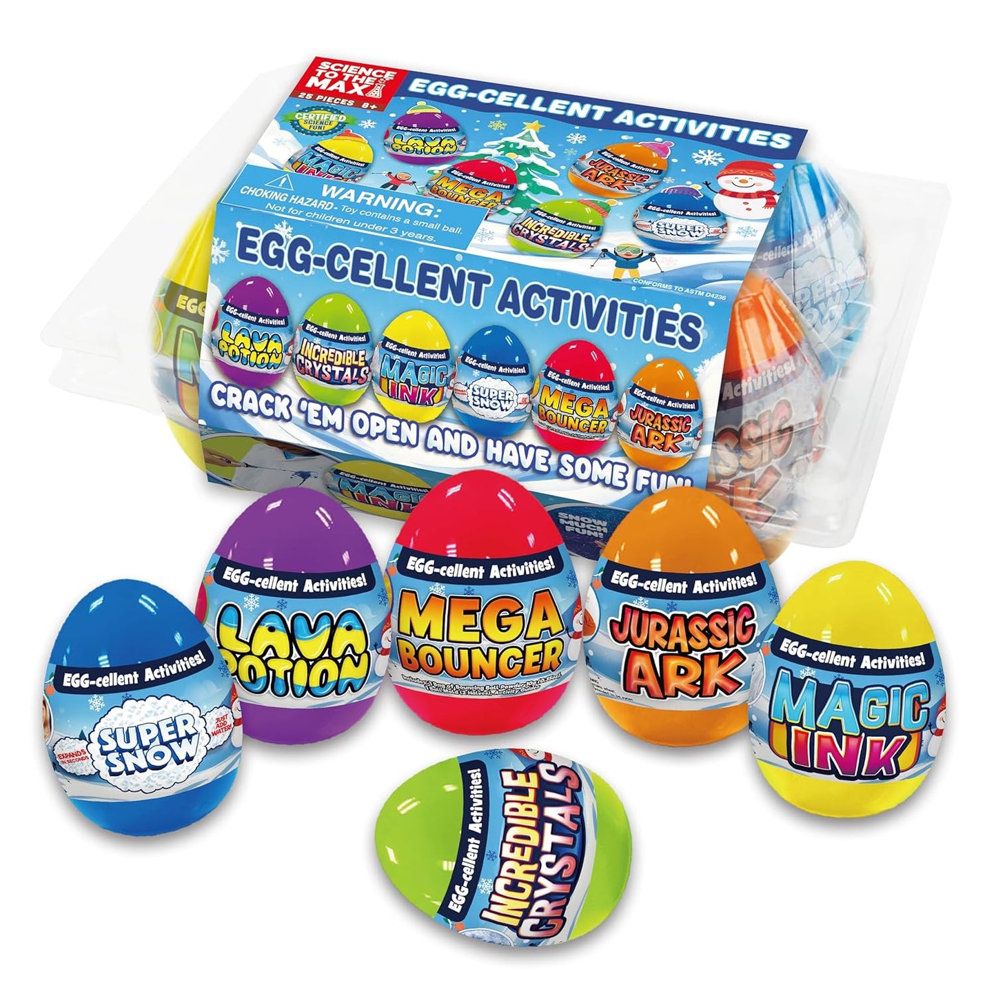 Winter / Holiday / Christmas Collection Science to The Max Egg-Cellent Experiments - 6 Pack Science Experiments for Children