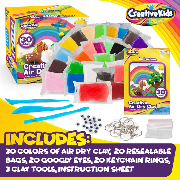 Air Dry Clay Modeling Crafts Kit For Children