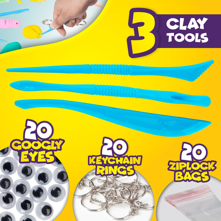 Air Dry Clay Modeling Crafts Kit For Children