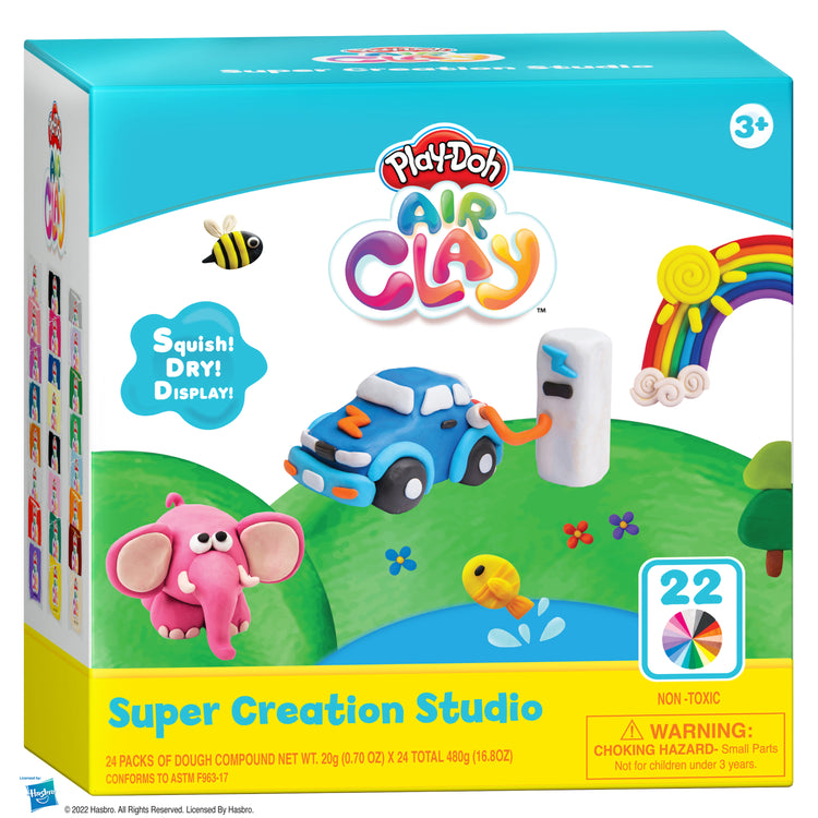 Play-Doh Air Clay Super Creation Studio - 24 Pack