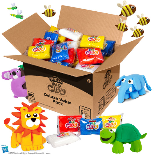 Play-Doh Air Clay - Deluxe Value 80 Pack
