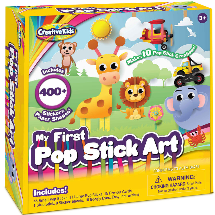 Creative Kids Create 12 Pop Stick Art For Kids