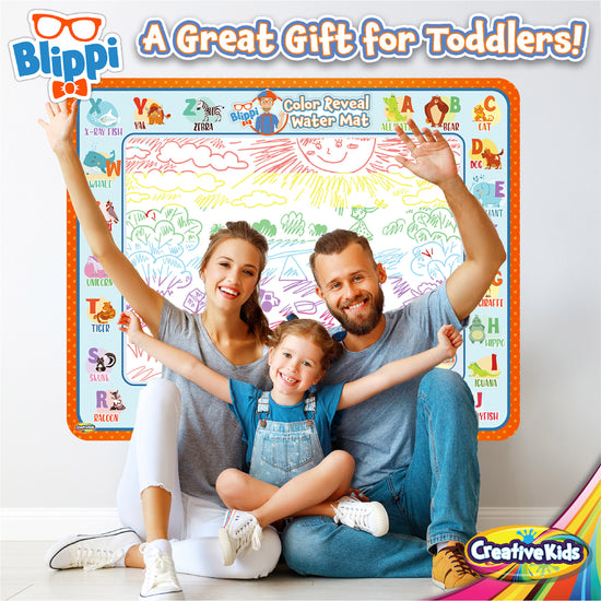 Creative Kids Cocomelon Water Doodle Mat - Magic Doodle Play Mat with Stamps, Stickers & More Ages 2+ One Size