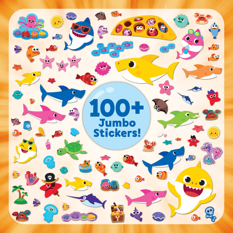 Baby Shark Mosaic Sticker Art Kits for Kids