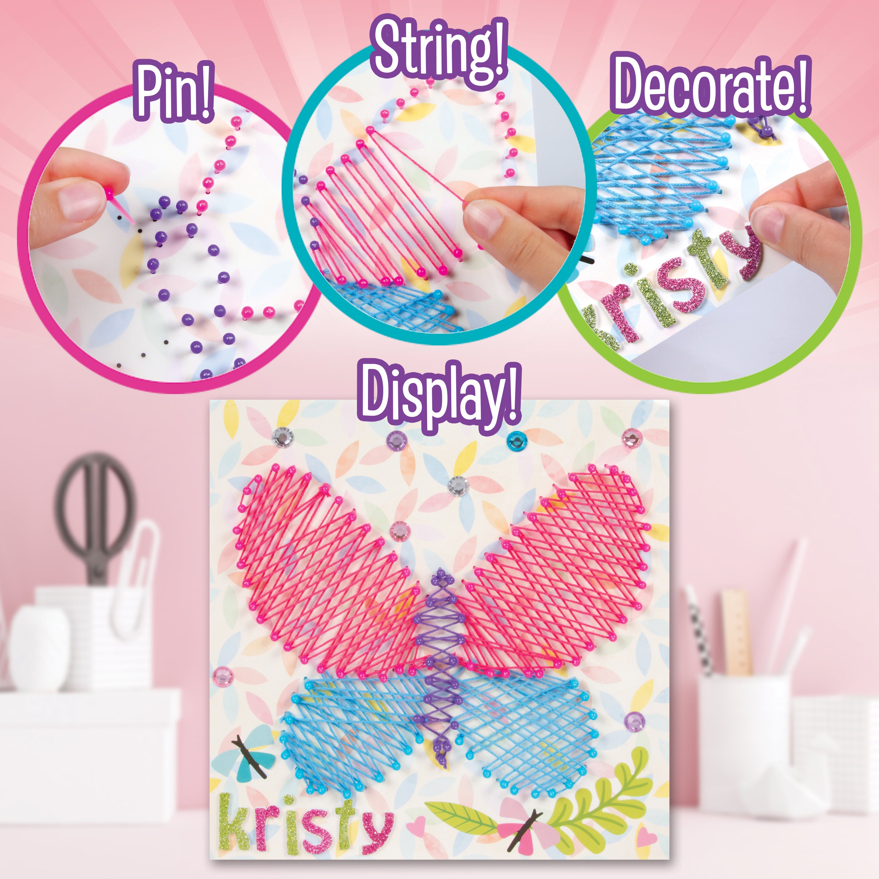 String Art Kit for Kids American Crafts - Crafts for Kids – This and That  Craft Shop