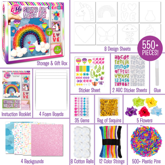 Creative Kids SPIRAL ART KIT Bonus Sticker Sheet Ages 6+ NEW
