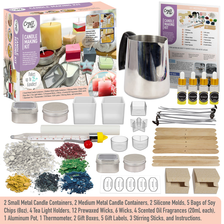 Soy Candle Making Kit for Adults, Candle Making India