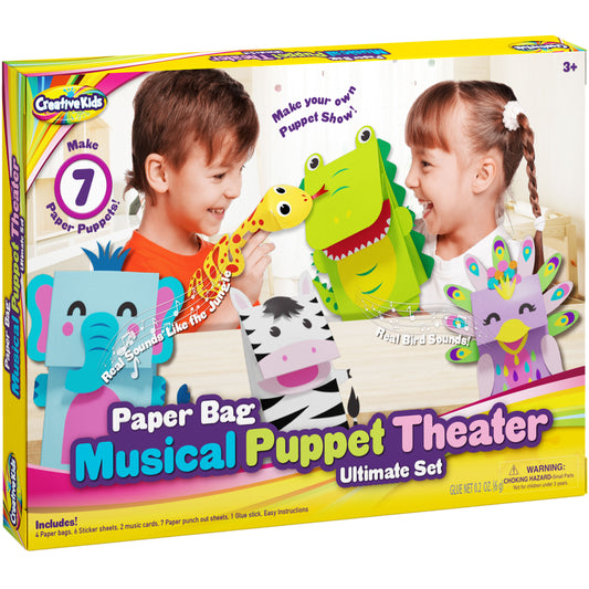Musical Puppet Theater by Creative Kids Make Your Own Hand and Finger Puppets