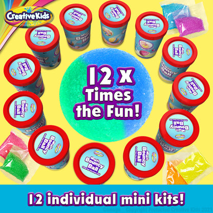 Make Your Own Bouncy Ball DIY Craft Kit For Kids Individual 12 Pack Bulk Activity Set