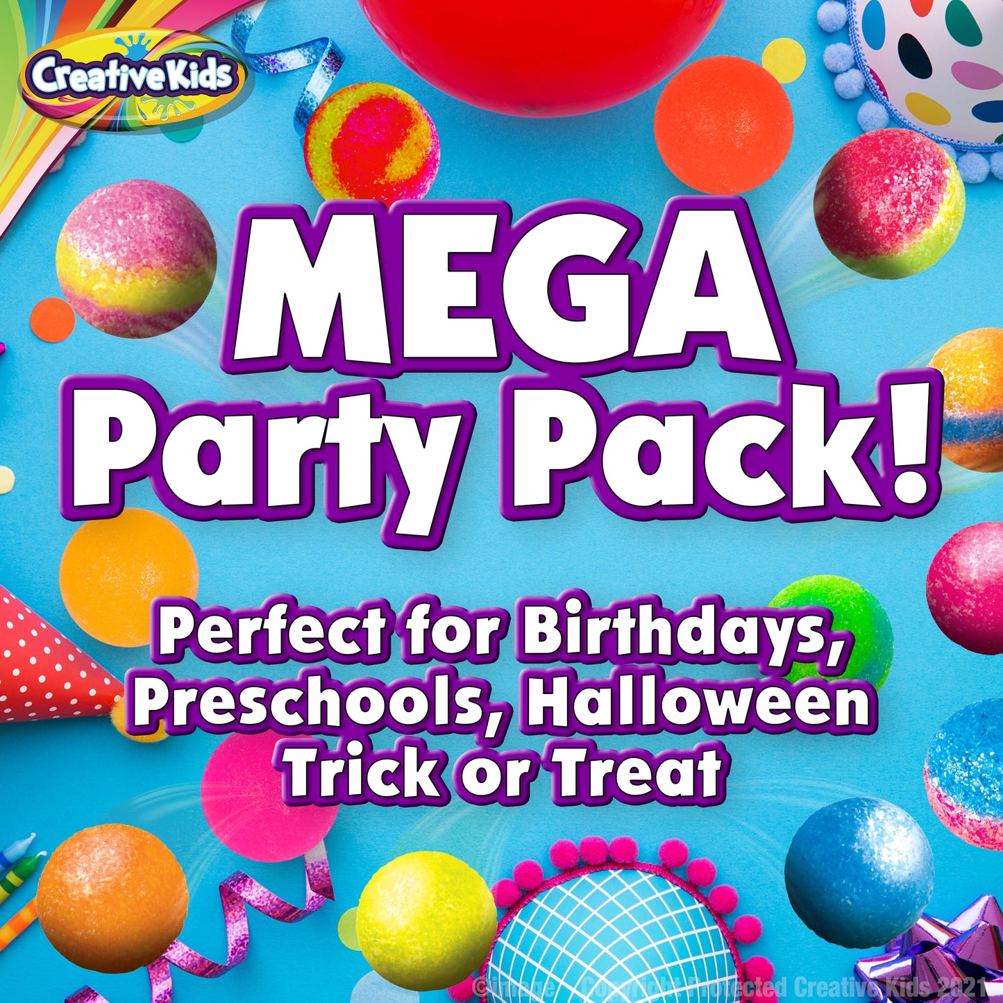 Make Your Own Bouncy Ball DIY Craft Kit For Kids Individual 12 Pack Bulk Activity Set