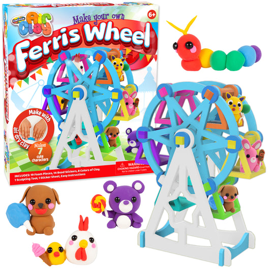 Creative Kids Air Dry Clay Ferris Wheel Kit