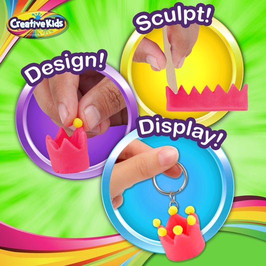 Creative Kids Clay Charms - Sculpt Over 30 Various Clay Charms