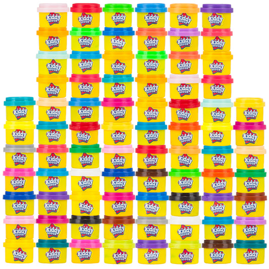 80 Pack Of Party Favors Play Dough - Bulk Party Pack