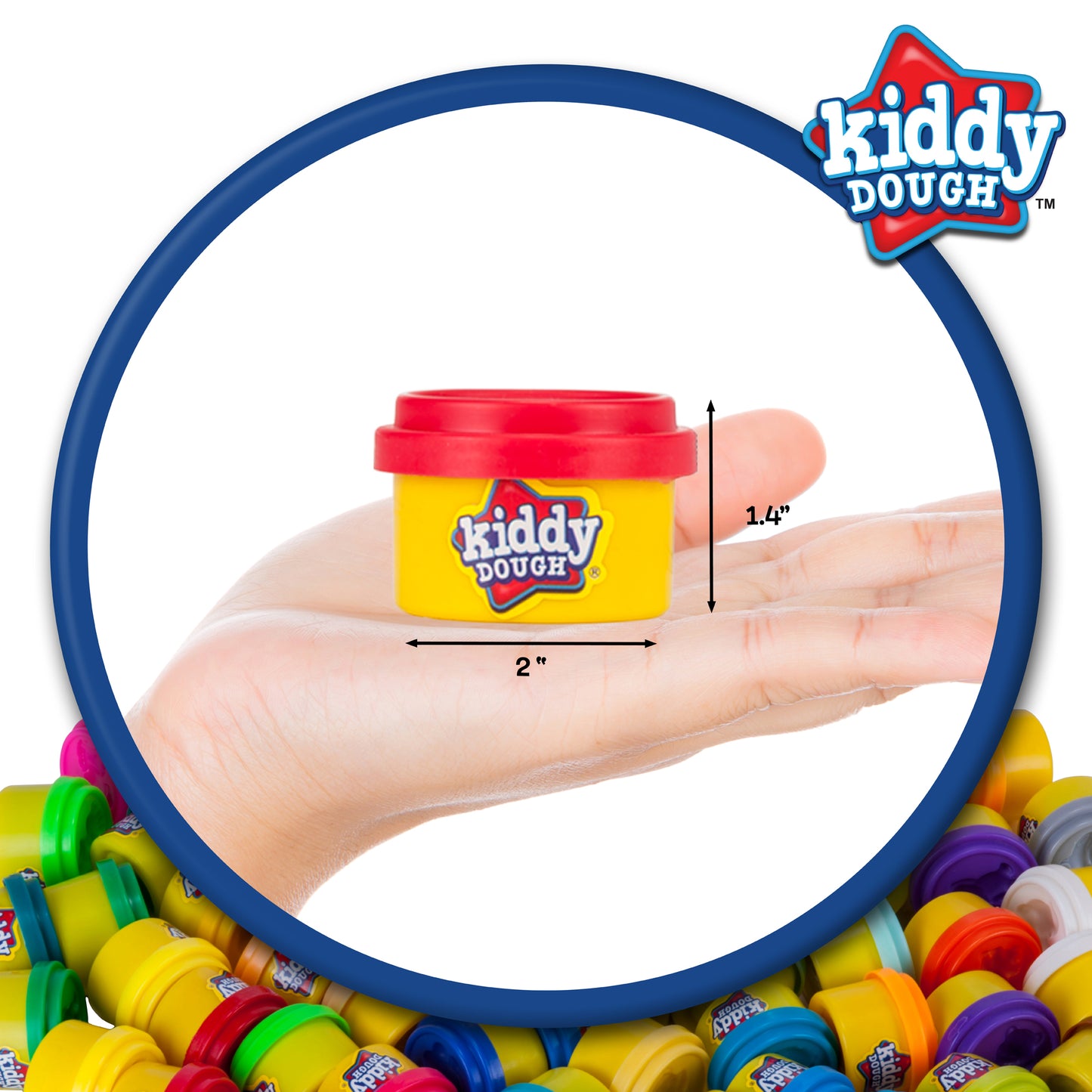 80 Pack of Kiddy Dough! Loads of Dough In 80 Colors!