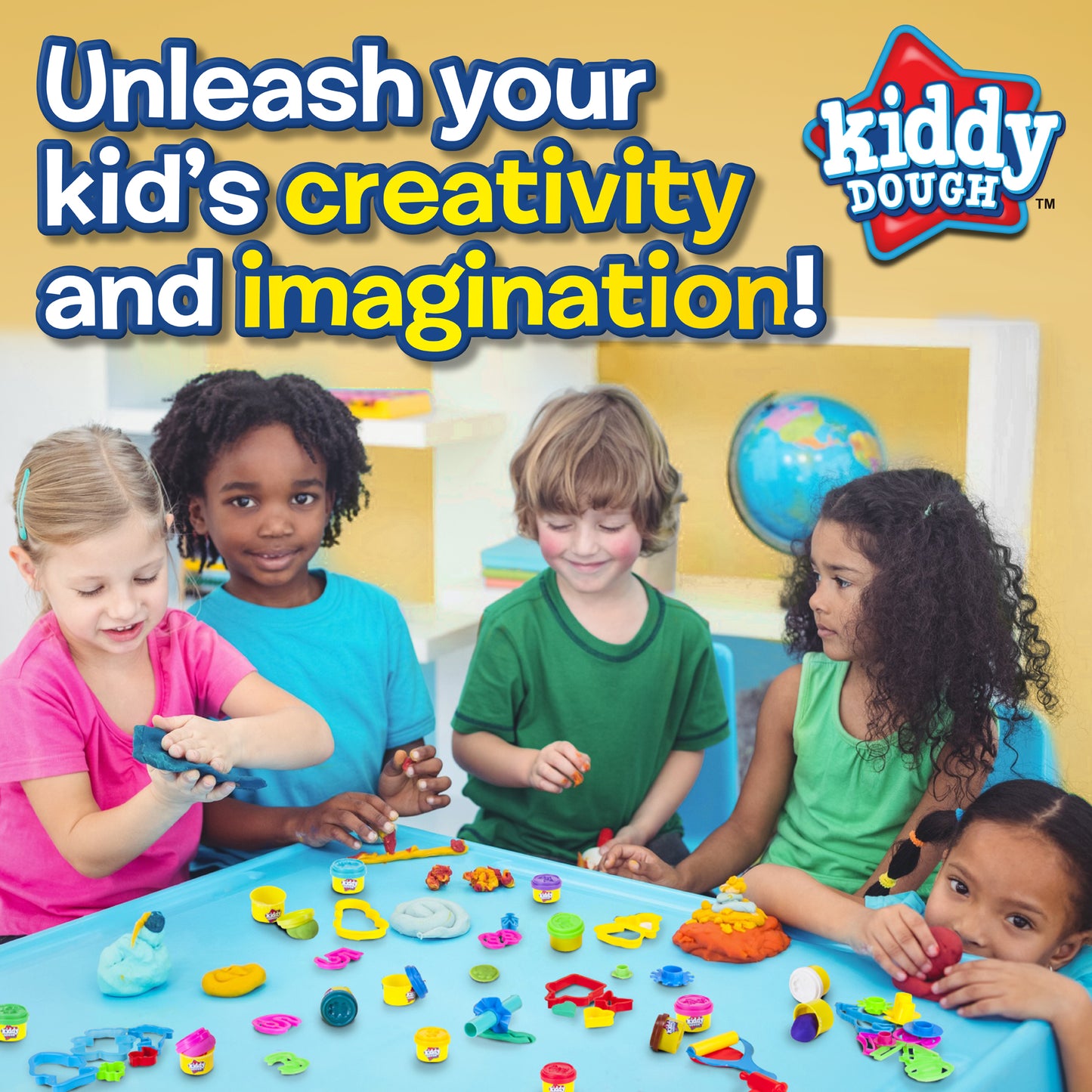 80 Pack of Kiddy Dough! Loads of Dough In 80 Colors!