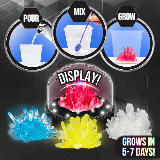 DIY Crystal Growing Experiment Kit for Kids