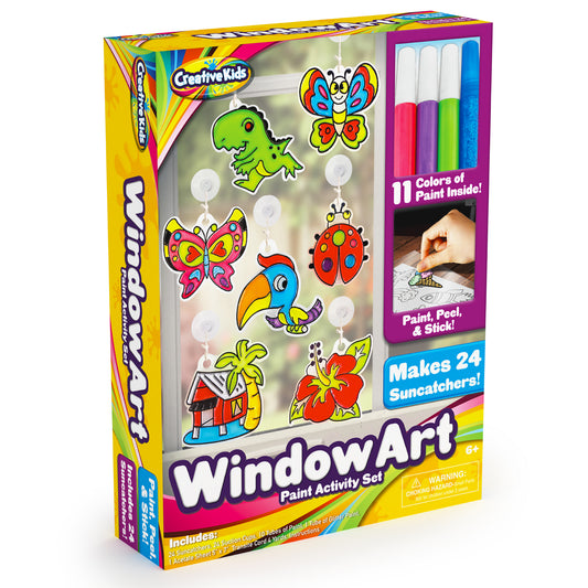 Window Paint Art Stickers Kit Kids