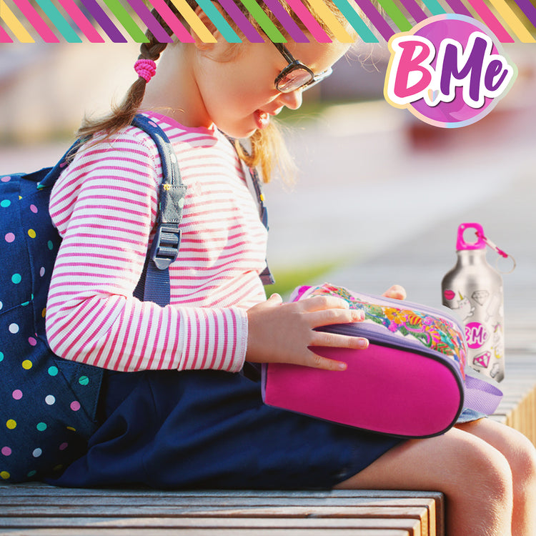 DIY Back to School Lunch Bag & Water Bottle Color-Your-Own