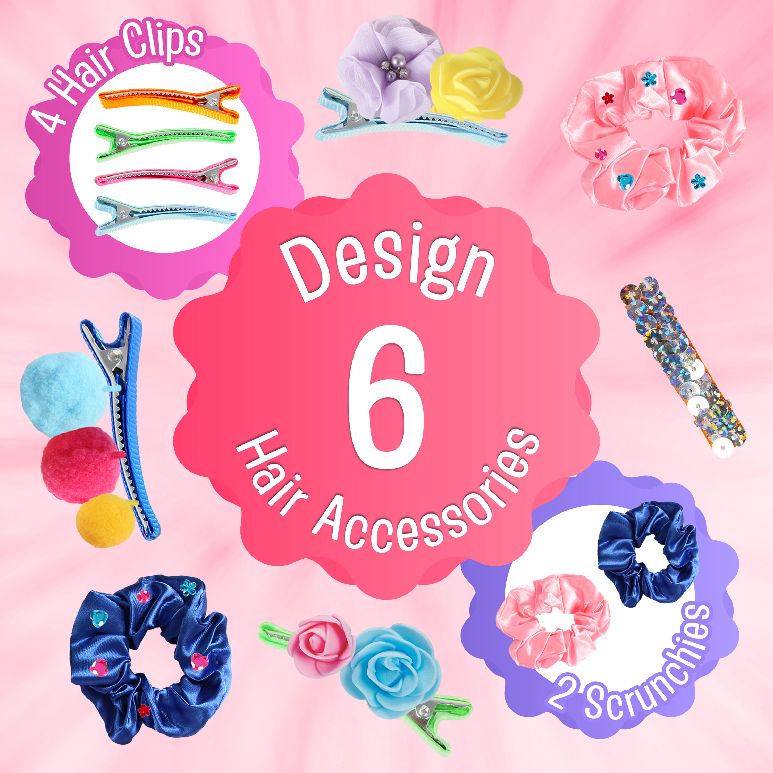 Headband Making Kit for Girls, Arts and Crafts for Kids Ages 5-7, DIY Hair  Accessories Set for Girls Toys 8-12, Made Your Own 10 Fashion Headbands