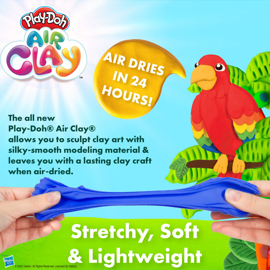 Play-Doh Air Clay Super Creation Studio - 24 Pack