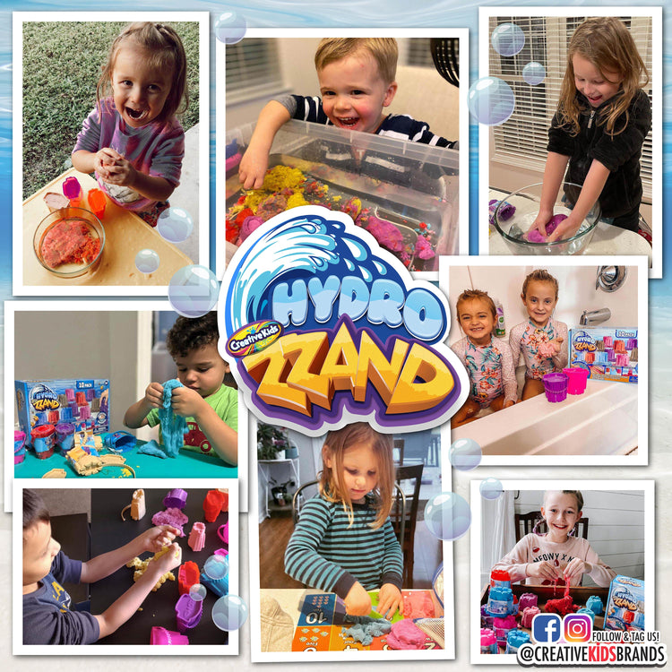 Hydro Zzand Play Sand Art Kit 10 Pack Individual Colored Castle