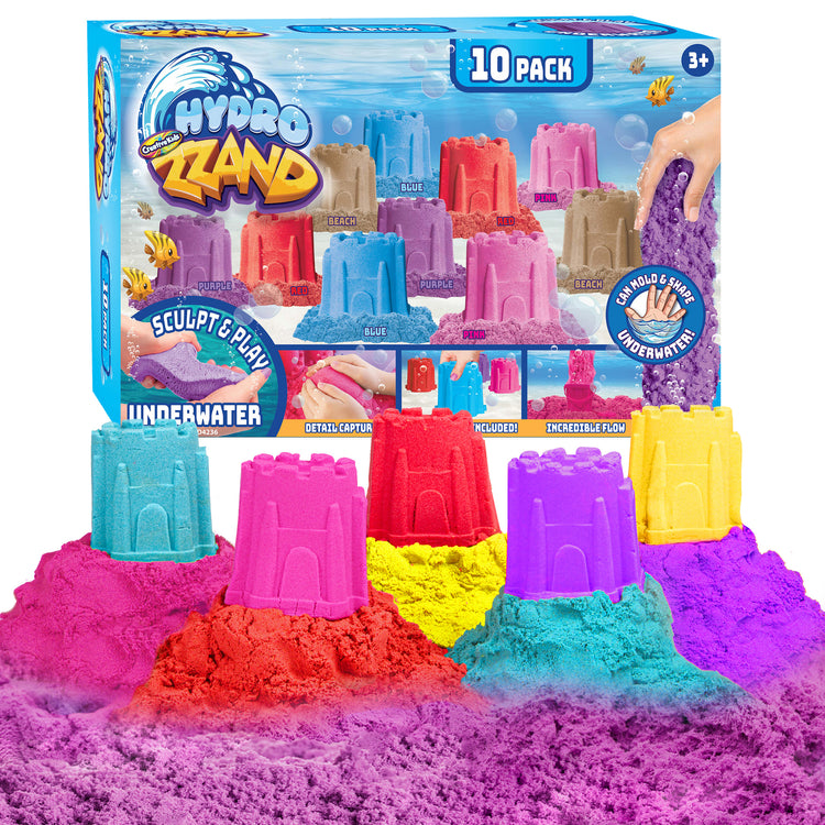 Creative Kids DIY Super Sand Art and Crafts Activity Kit for Kids – 10 x  Sand Art Bottles, 9 x Vibrant Colored Sand Bags & 1 x Glitter Bag – STEM